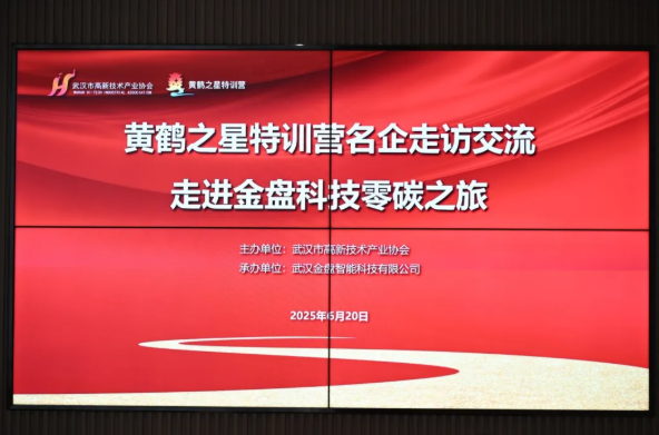 黄鹤之星领航班参访武汉金盘科技